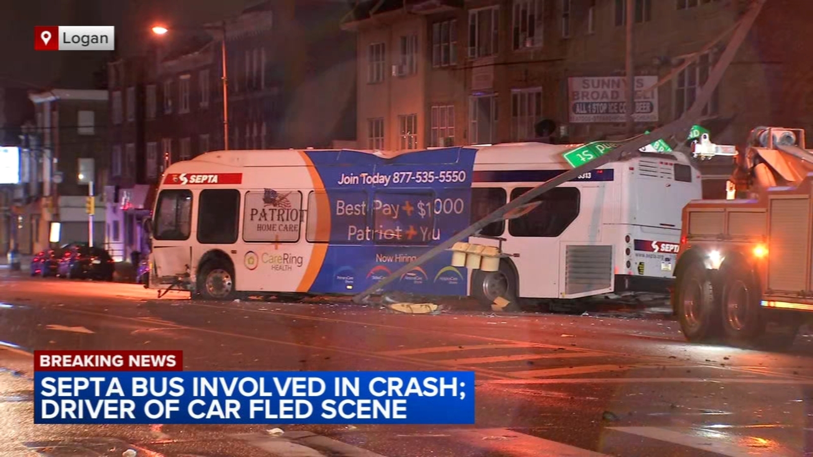 Driver flees hit-and-run crash after colliding with SEPTA bus in ...