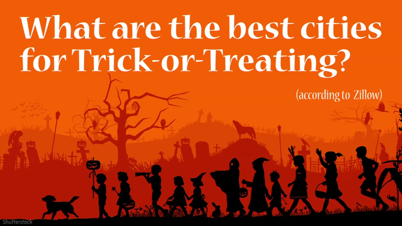 What are the best cities to trick-or-treat?