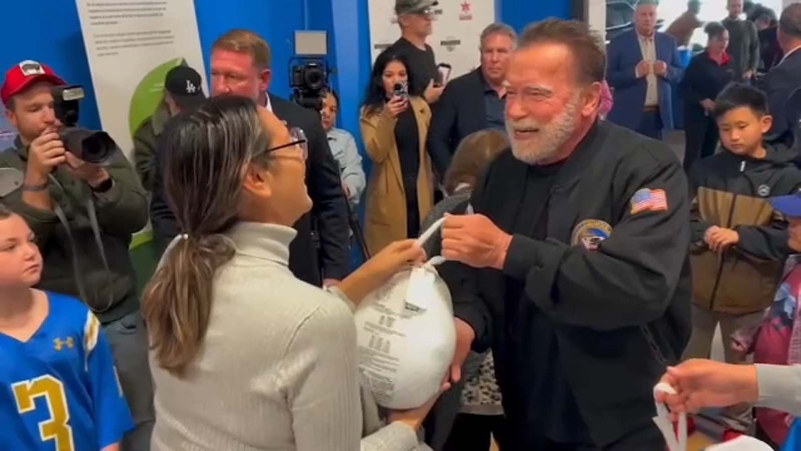 Arnold Schwarzenegger and Tom Arnold return to Boyle Heights for annual