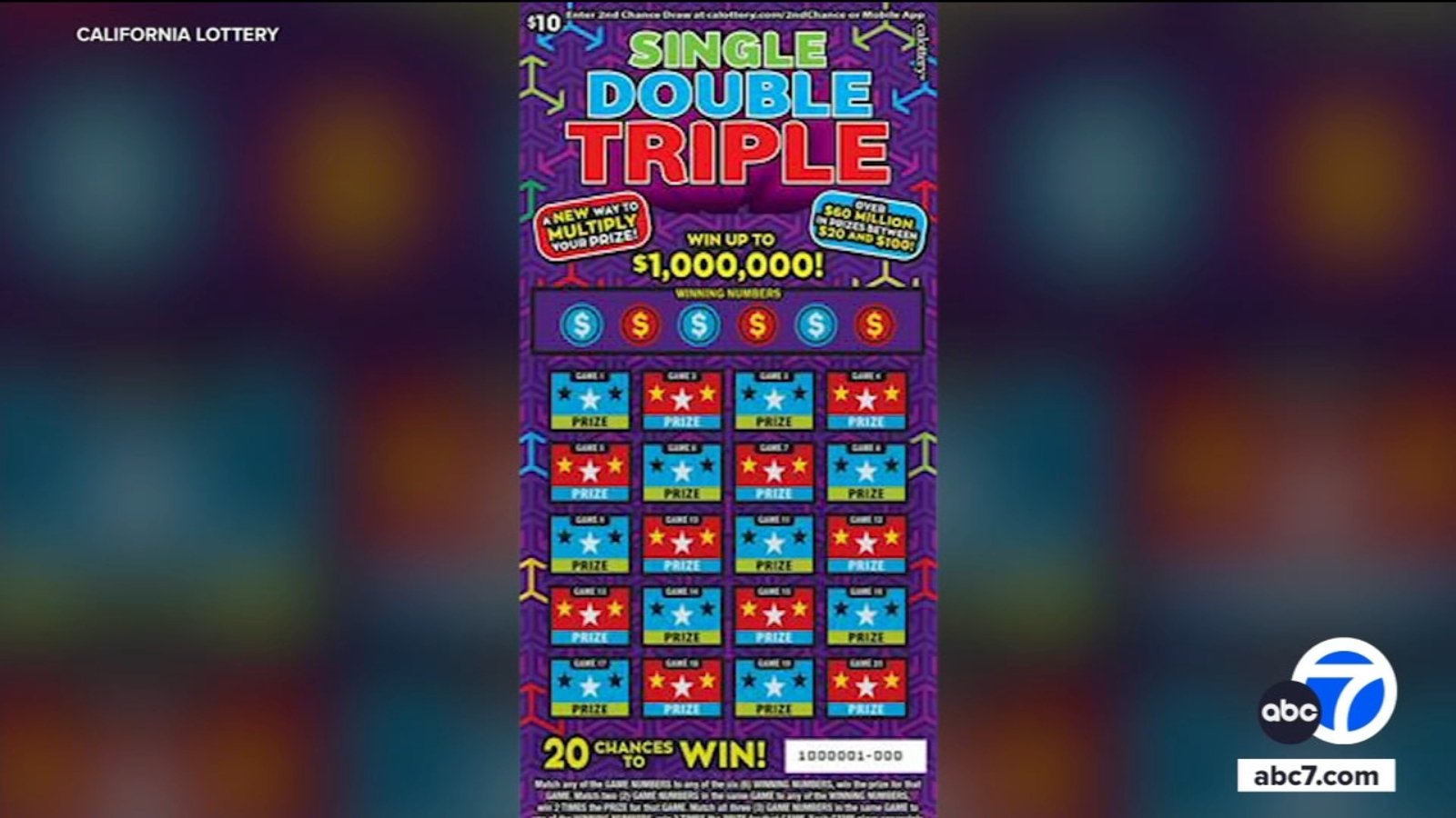 Walmart employee in City of Industry millionaire with lottery