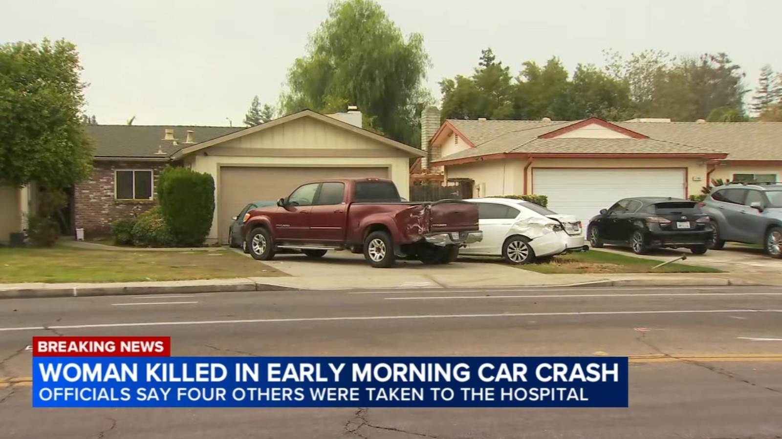 Woman killed and several injured following Clovis car crash, police say