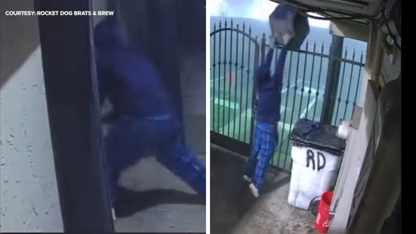 Rocket Dog Brats & Brew left cleaning up damage following break-in