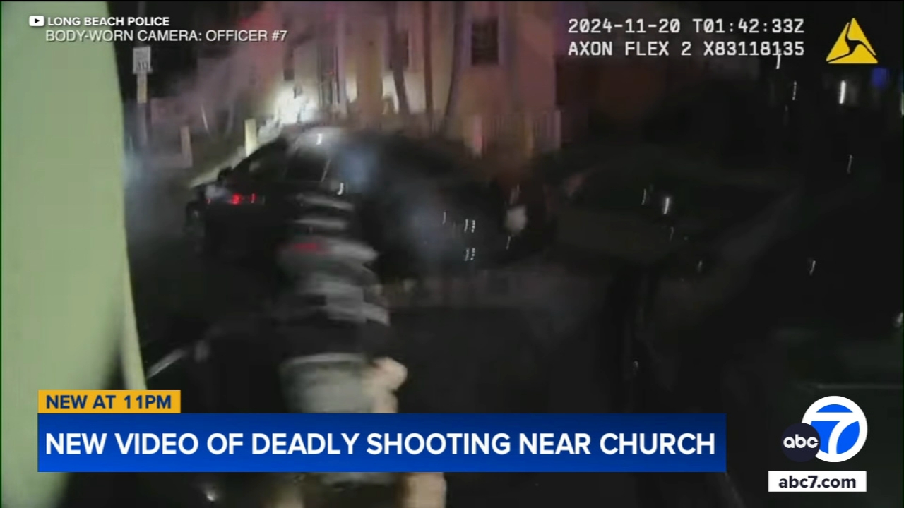 Brandon Boyd death: Long Beach police shooting bodycam video released after  man shot and killed by officers outside church - ABC7 Chicago, image size:1280x720