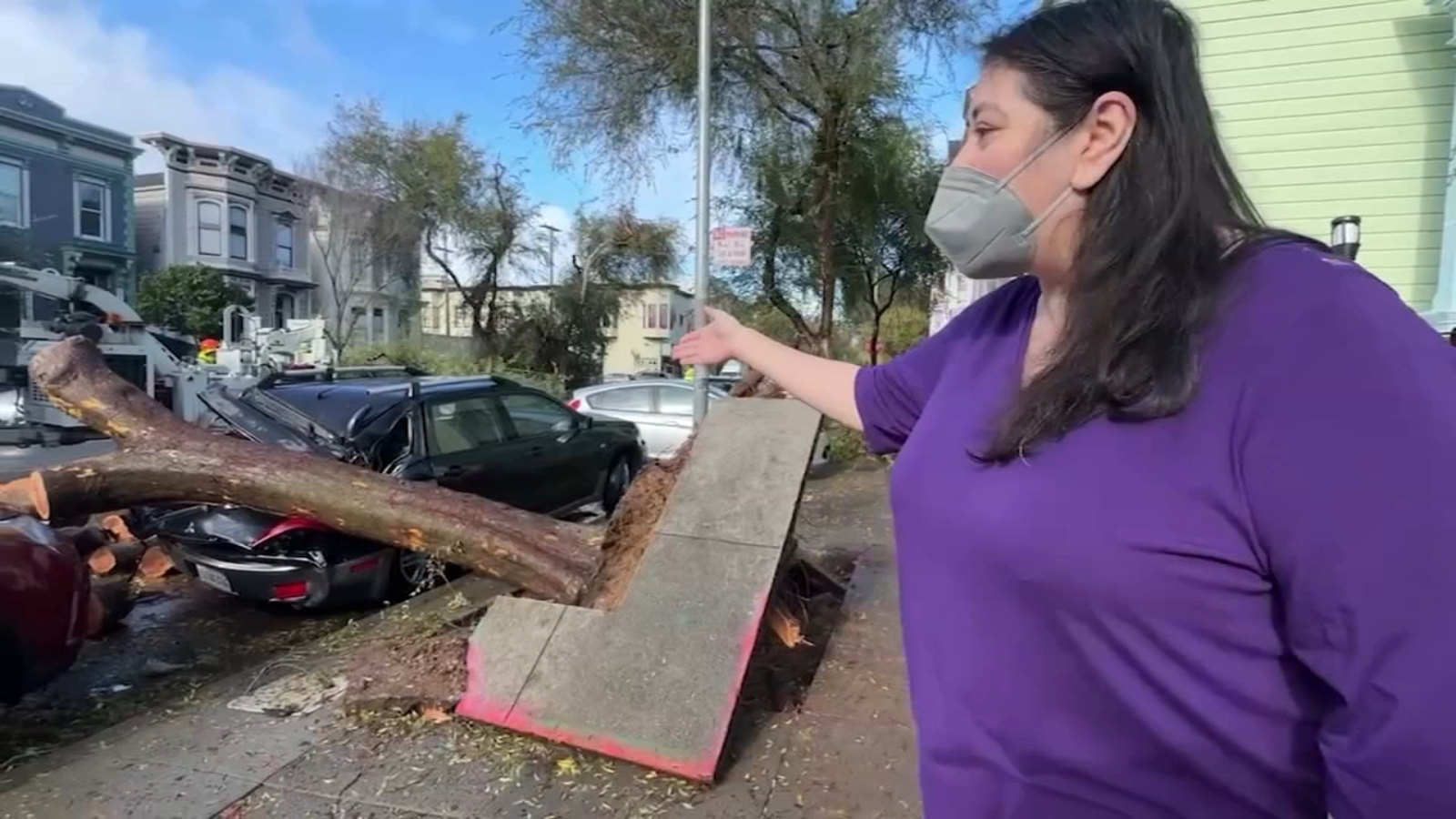 San Francisco residents assess damage after storm brings fierce winds ...