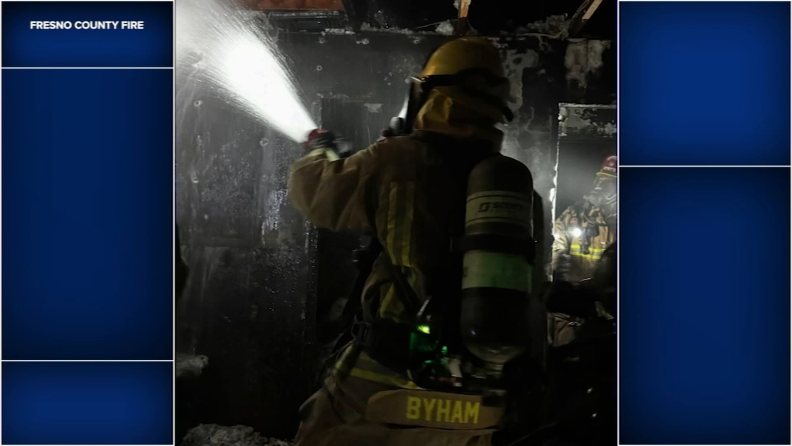 Two displaced following house fire in Fresno County