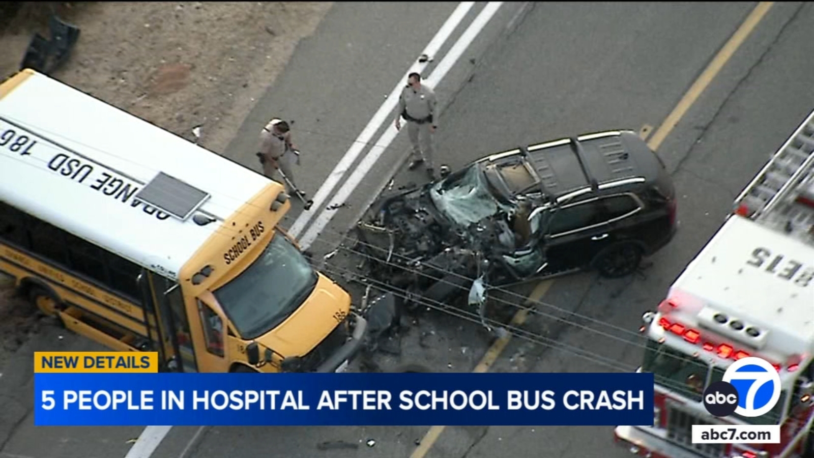 SUV crashes head-on into school bus transporting students with special ...