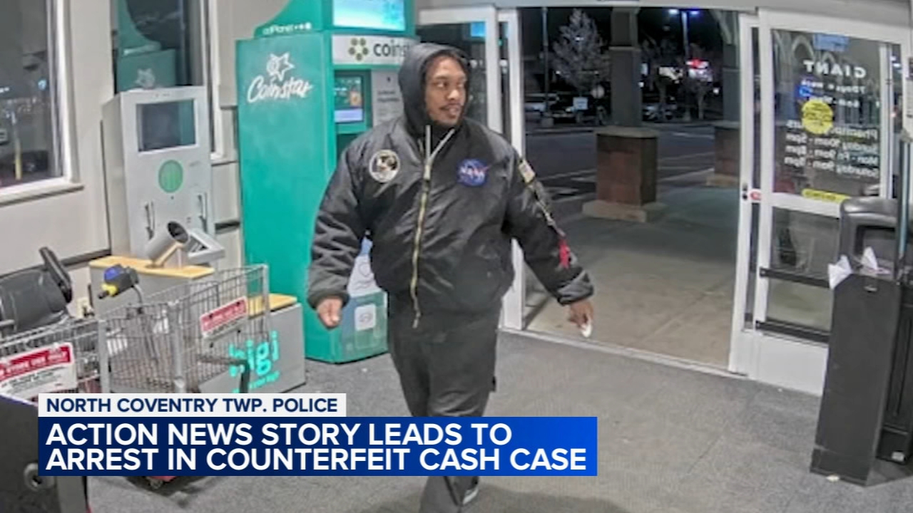 Counterfeit cash suspect in Chester County surrenders after seeing report on Action News, police say