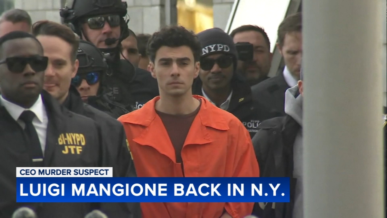 Luigi Mangione appears in NY court, faces federal charges including stalking, murder