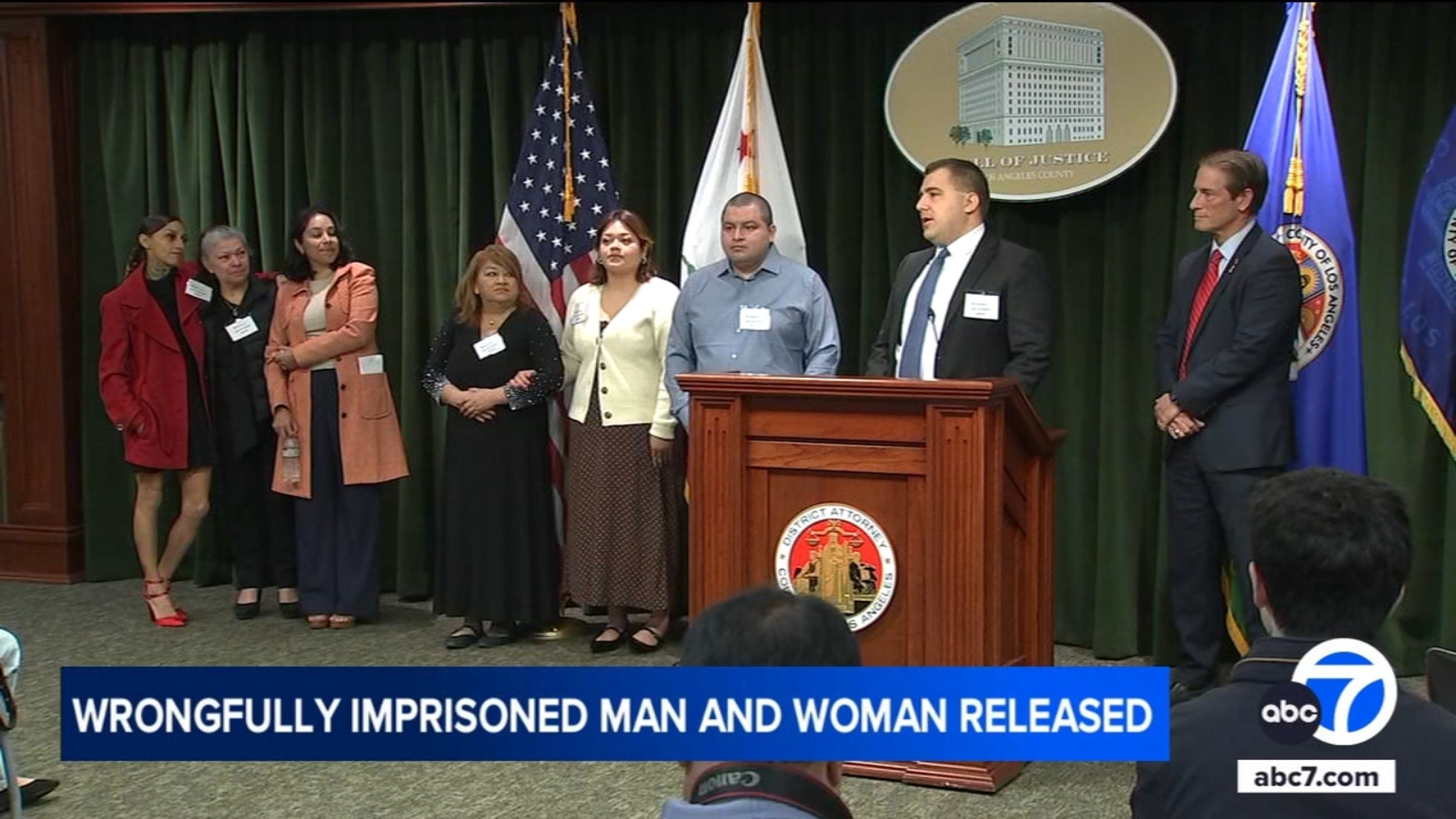 Pair released from prison more than 17 years after wrongful conviction of an East Hollywood murder