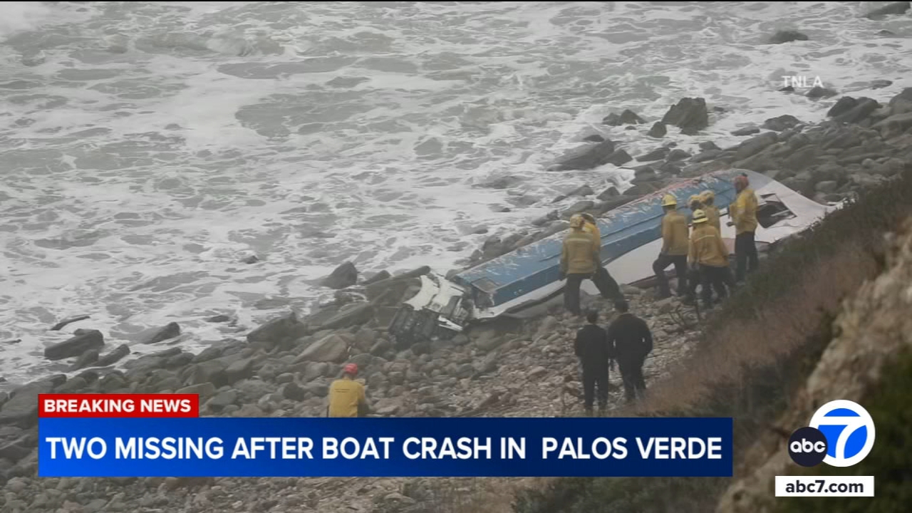 2 men missing after apparent boat crash near Palos Verdes Estates