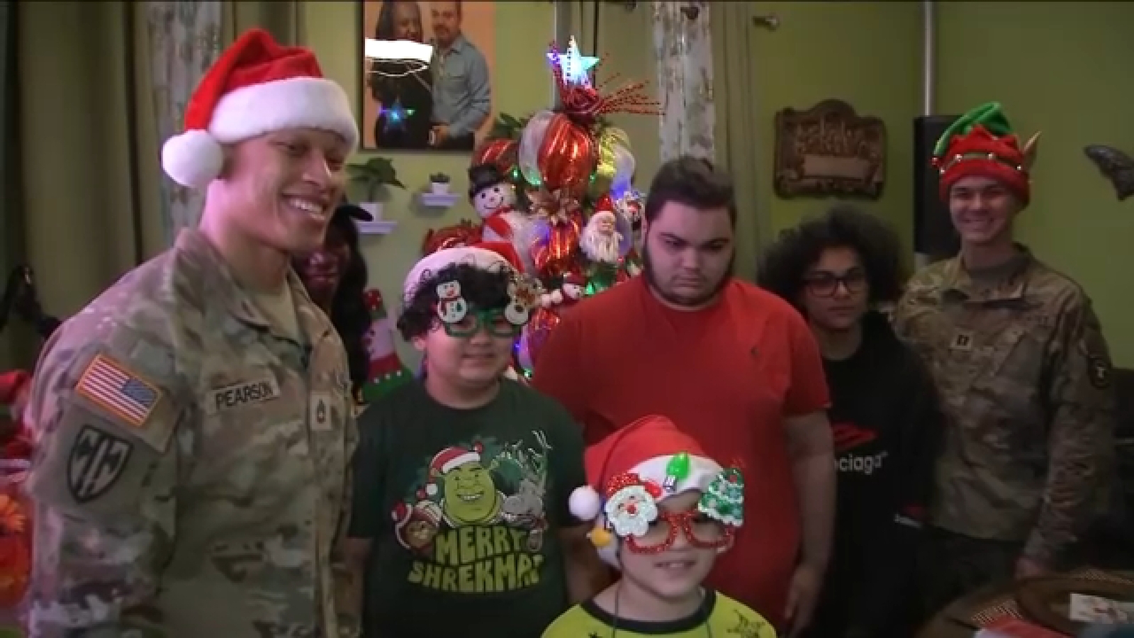 Bronx family receives another Christmas delivery from U.S. Army soldiers, following a