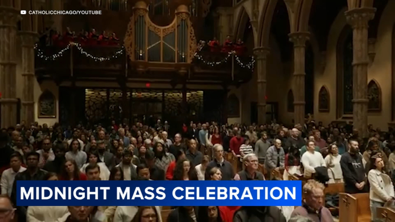 Christmas Midnight Mass at Holy Name Cathedral