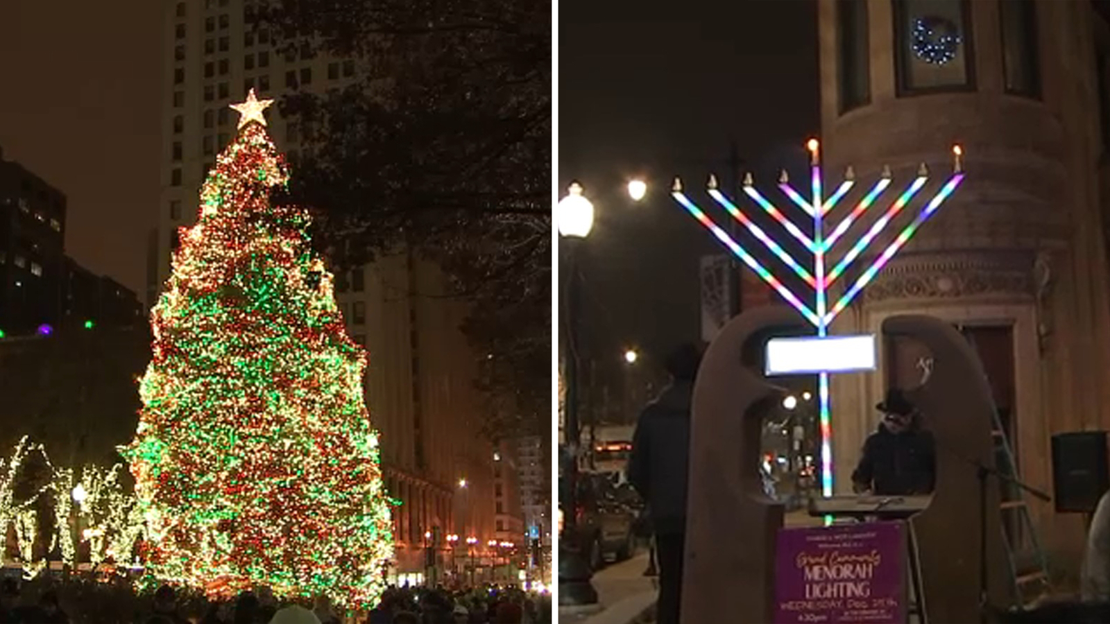 Holiday events held across Chicago area to celebrate Christmas Day