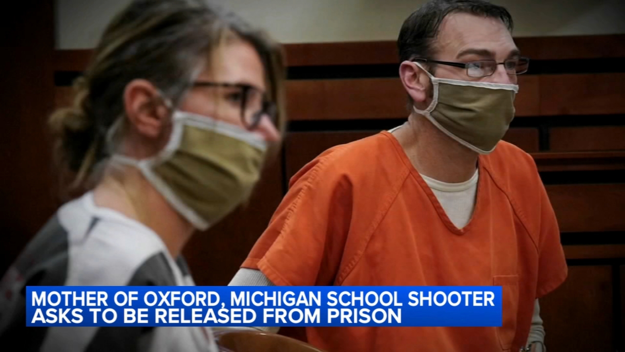 Michigan school shooter's mom asks to get out of prison
