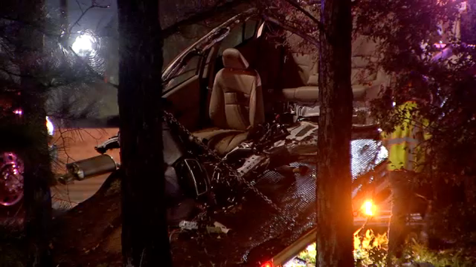 Investigation underway to determine single-car crash ejection on North Freeway that killed one man, sheriff's office says. - ABC13 Houston