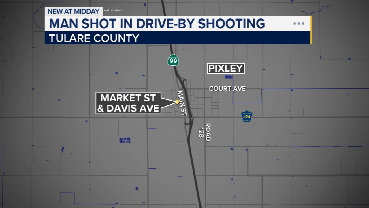 Man injured in drive-by shooting in Pixley, deputies say