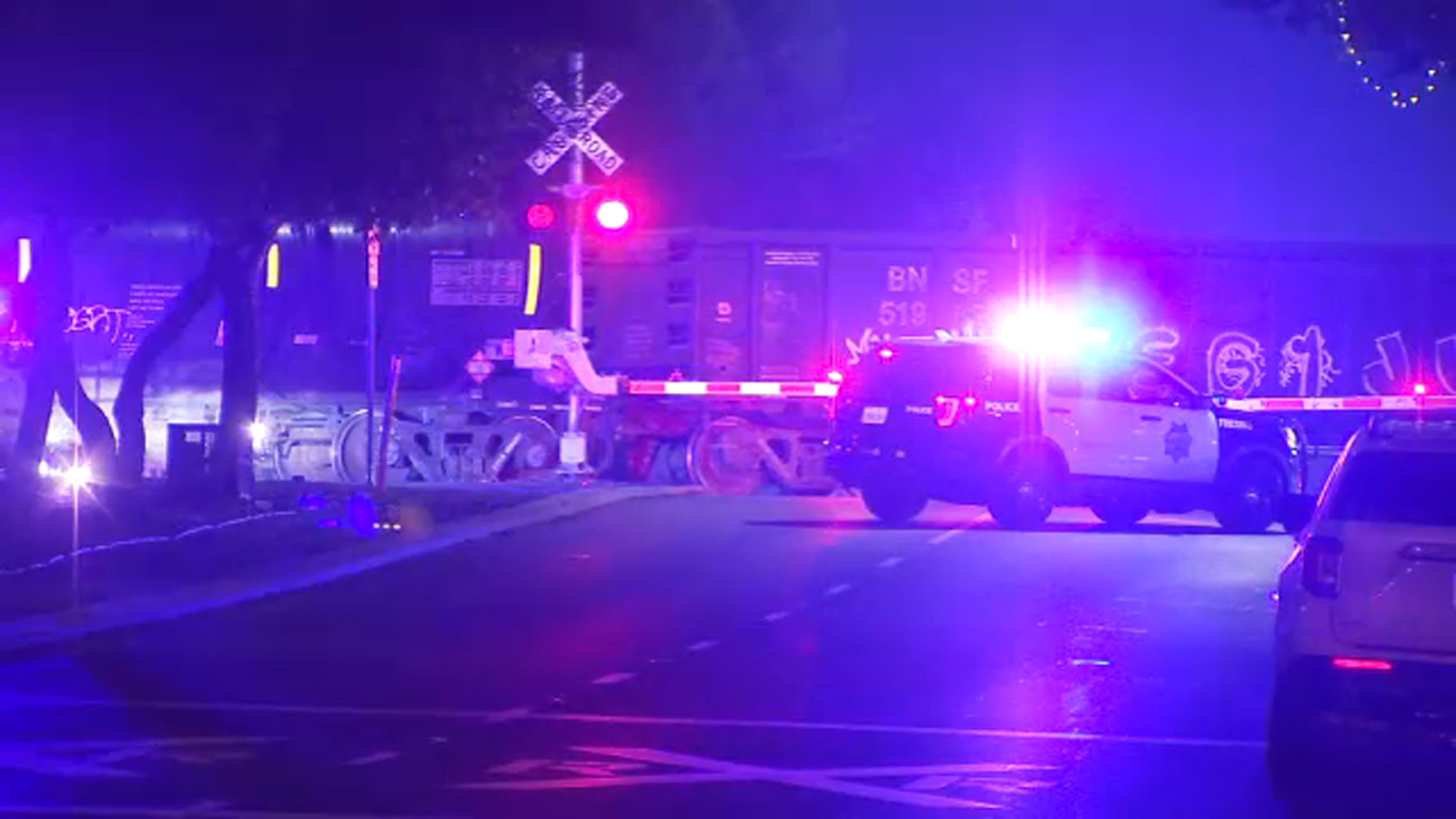 Man dies after being hit by train in central Fresno, police say