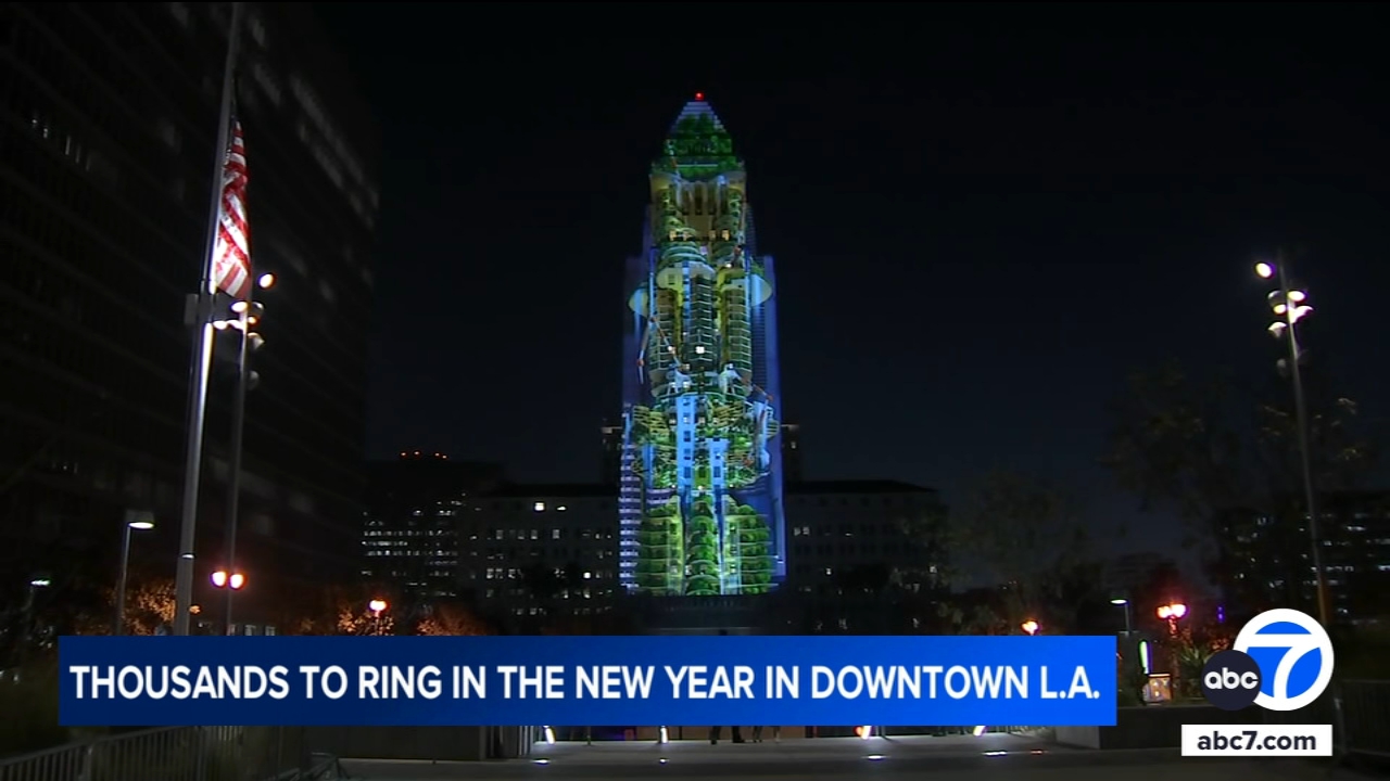 Grand Park in L.A. gets ready for New Year's Eve celebration
