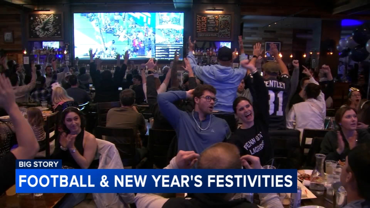 Penn State fans cheer on Nittany Lions as they ring in the New Year