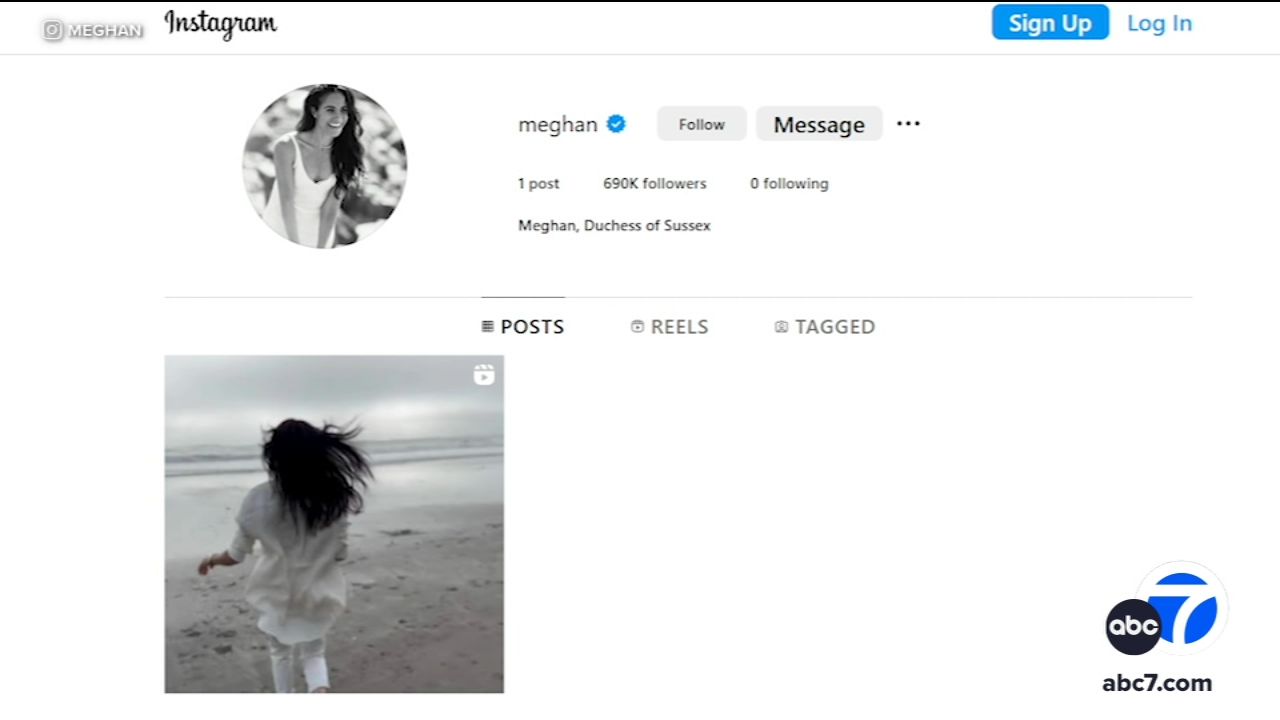 Meghan shares video filmed by Harry in Instagram return