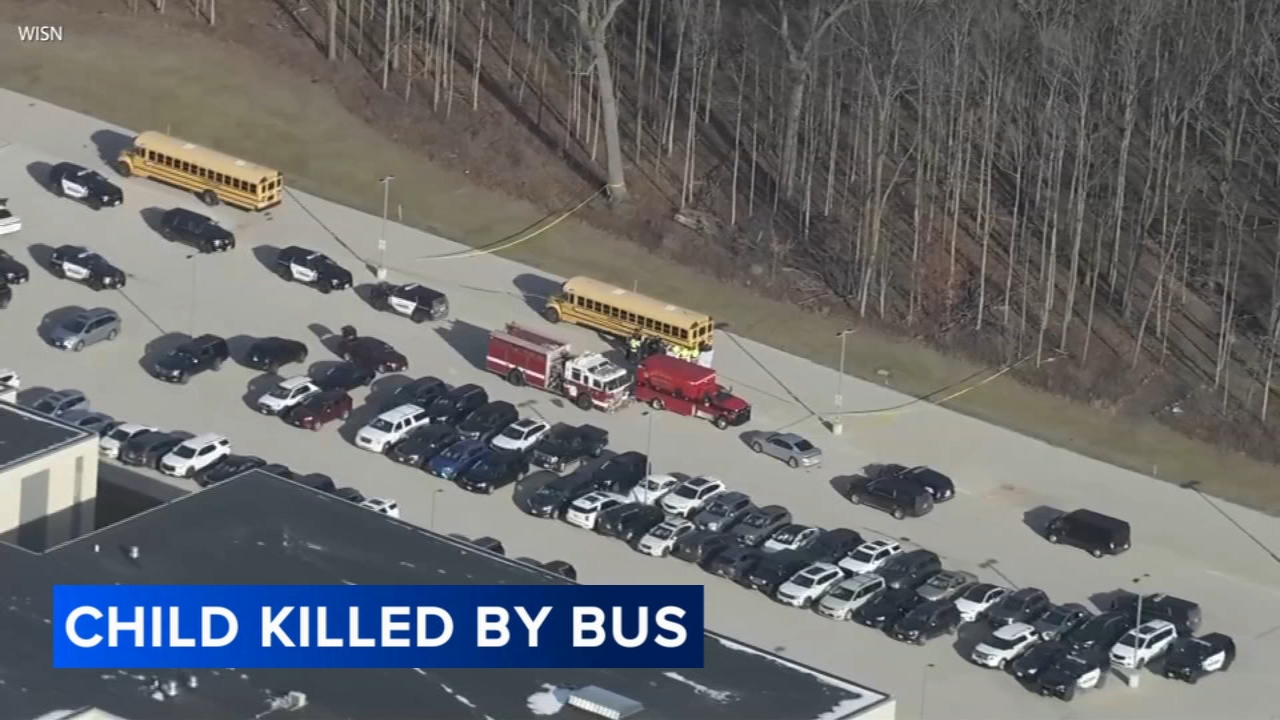 Child killed by school bus in parking lot of Wisconsin school