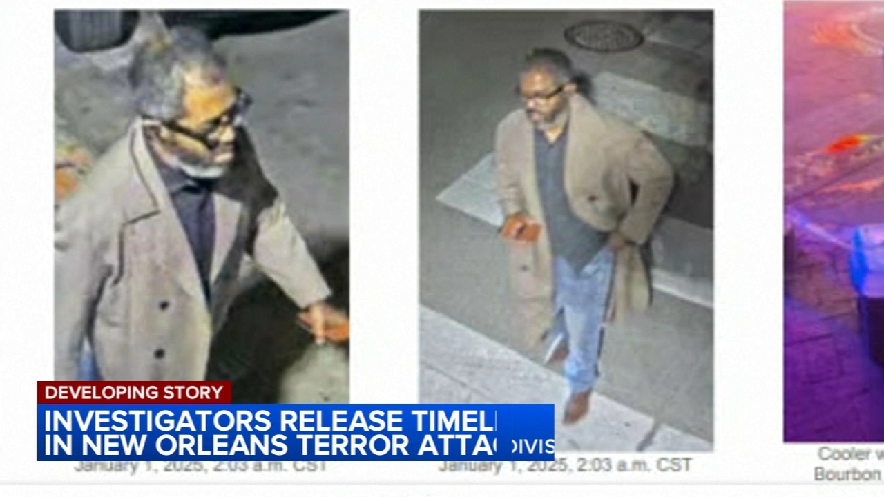 Investigators release timeline in New Orleans attack