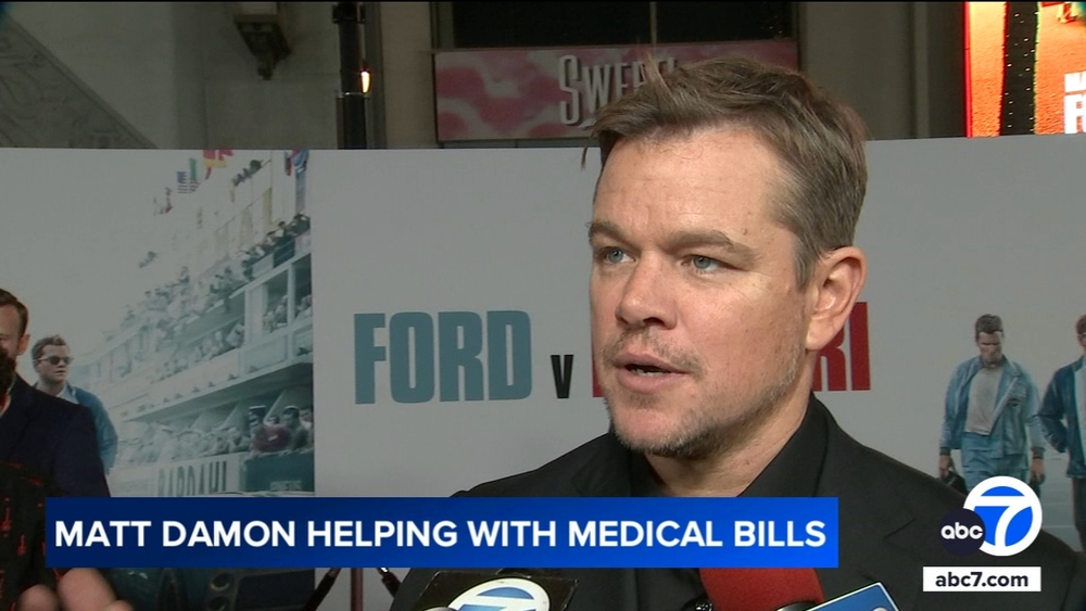 Matt Damon joins effort to help pay medical bills for those in debt