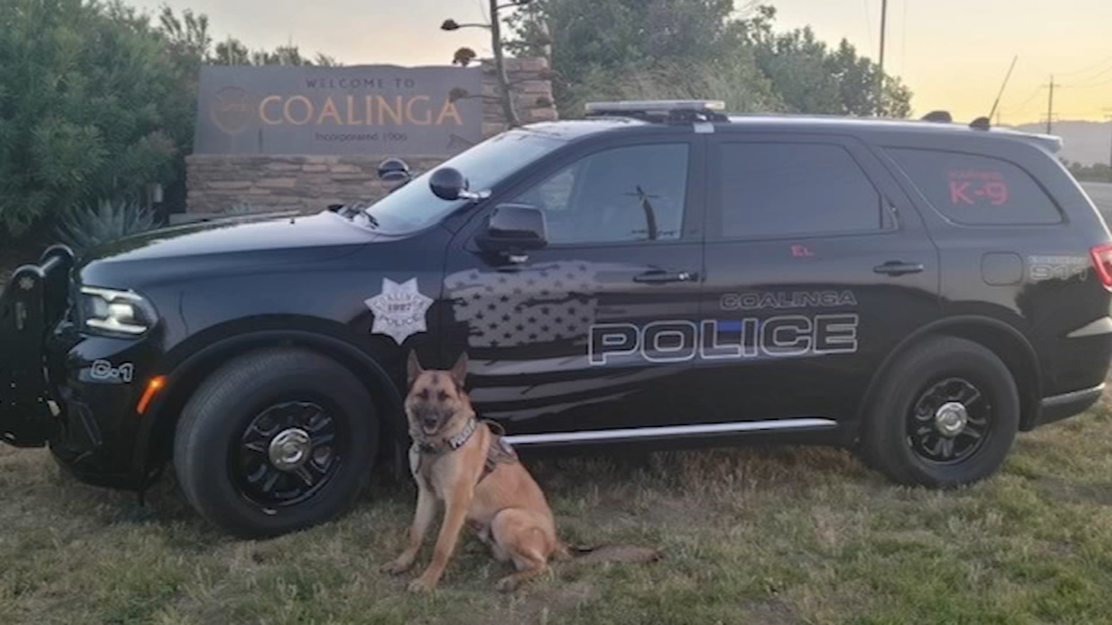 Memorial service being held for Coalinga Police K9