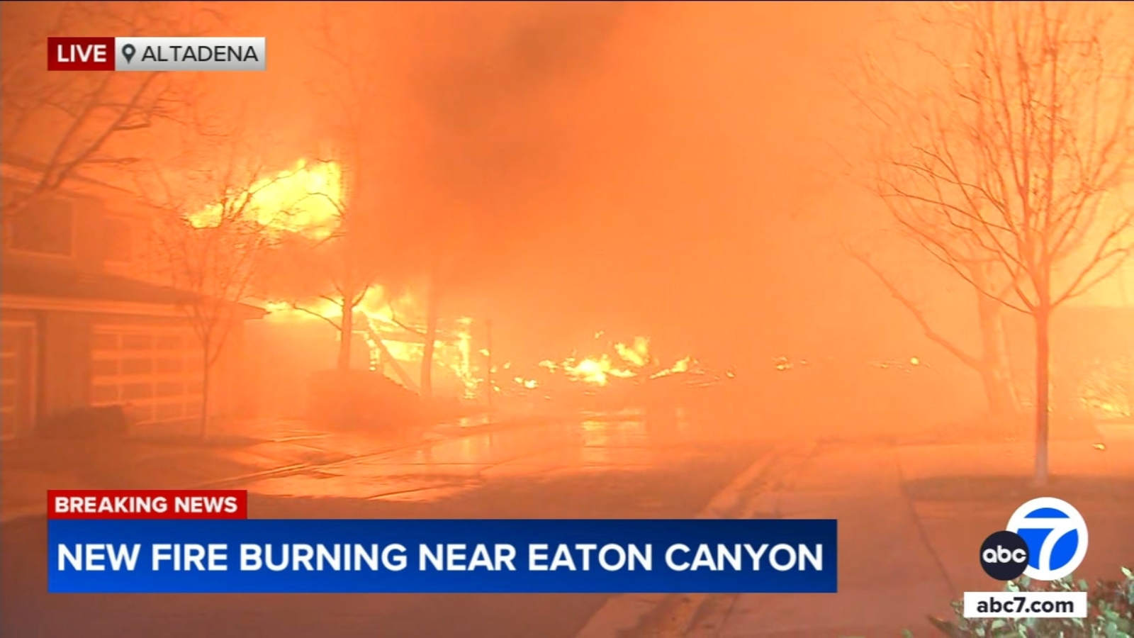Eaton Fire damages homes in Altadena - ABC7 Los Angeles