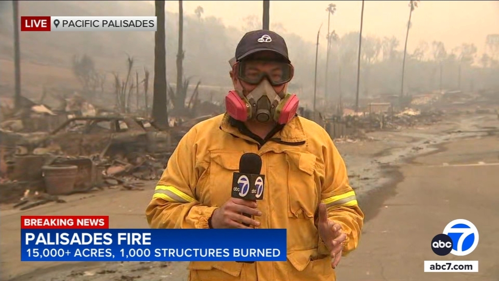 50-75% of Pacific Palisades is gone, ABC7's Josh Haskell estimates
