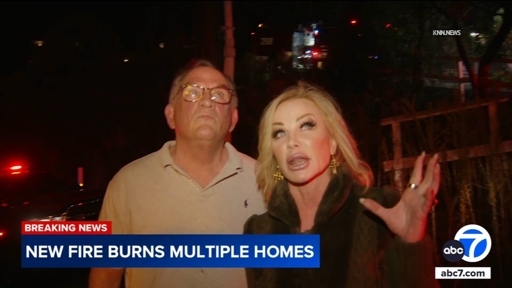 Studio City couple recounts escaping fire that destroyed homes