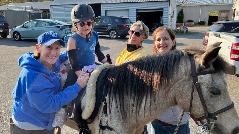 5-year-old with Rett syndrome finds her happy place on horseback