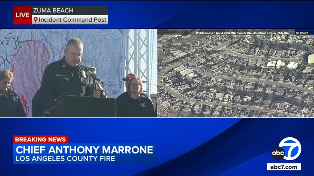 Repopulation of evacuated areas is a priority, LA fire chief says

