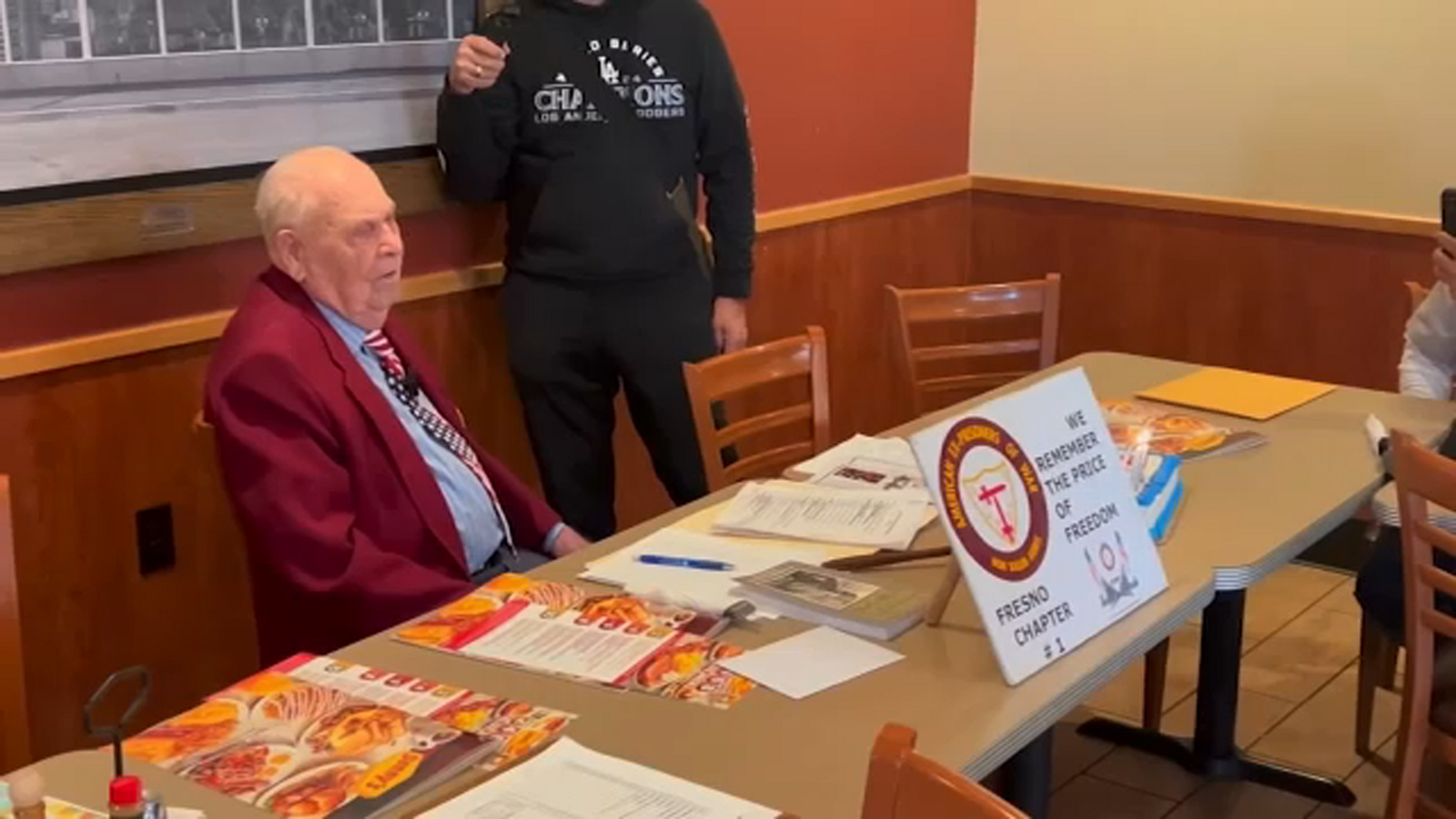 Valley War II veteran celebrates his 99th birthday