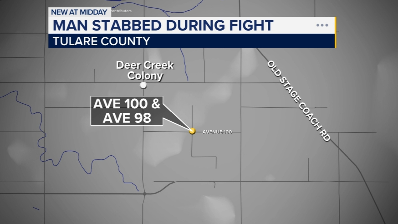 Man stabbed during fight in Tulare County, deputies say