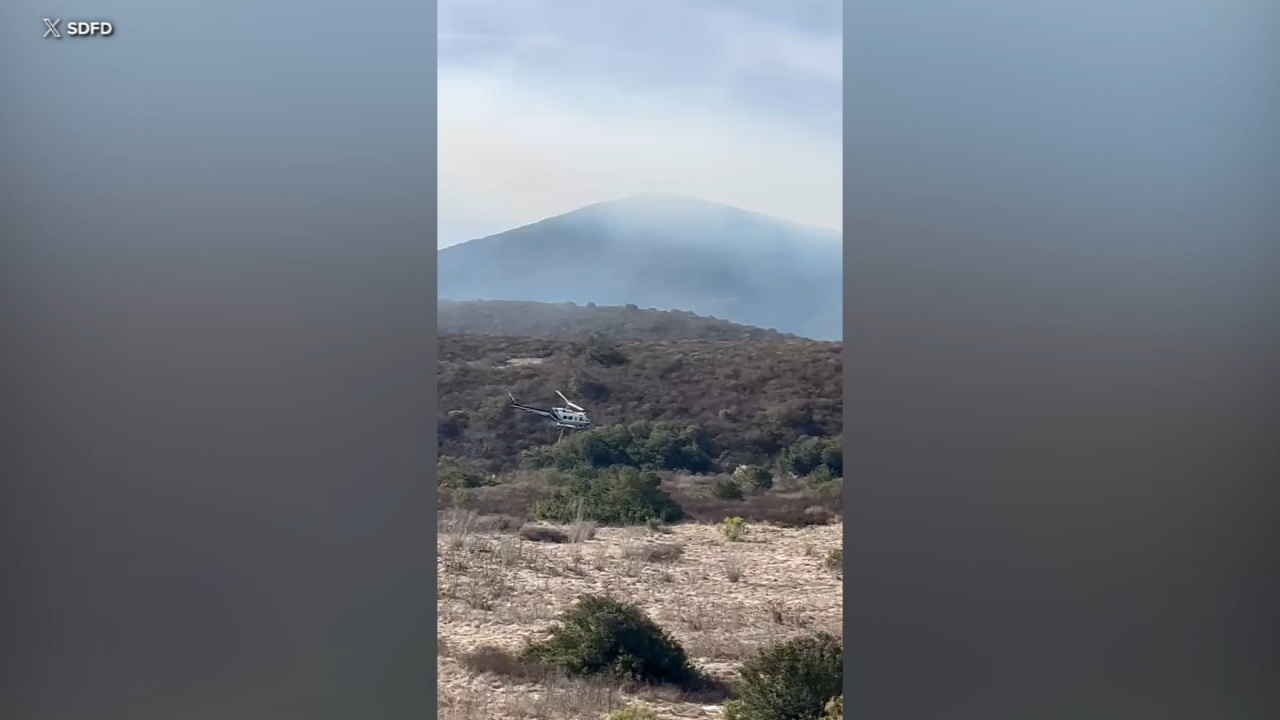 Another brush fire erupts in San Diego County; evacuations underway