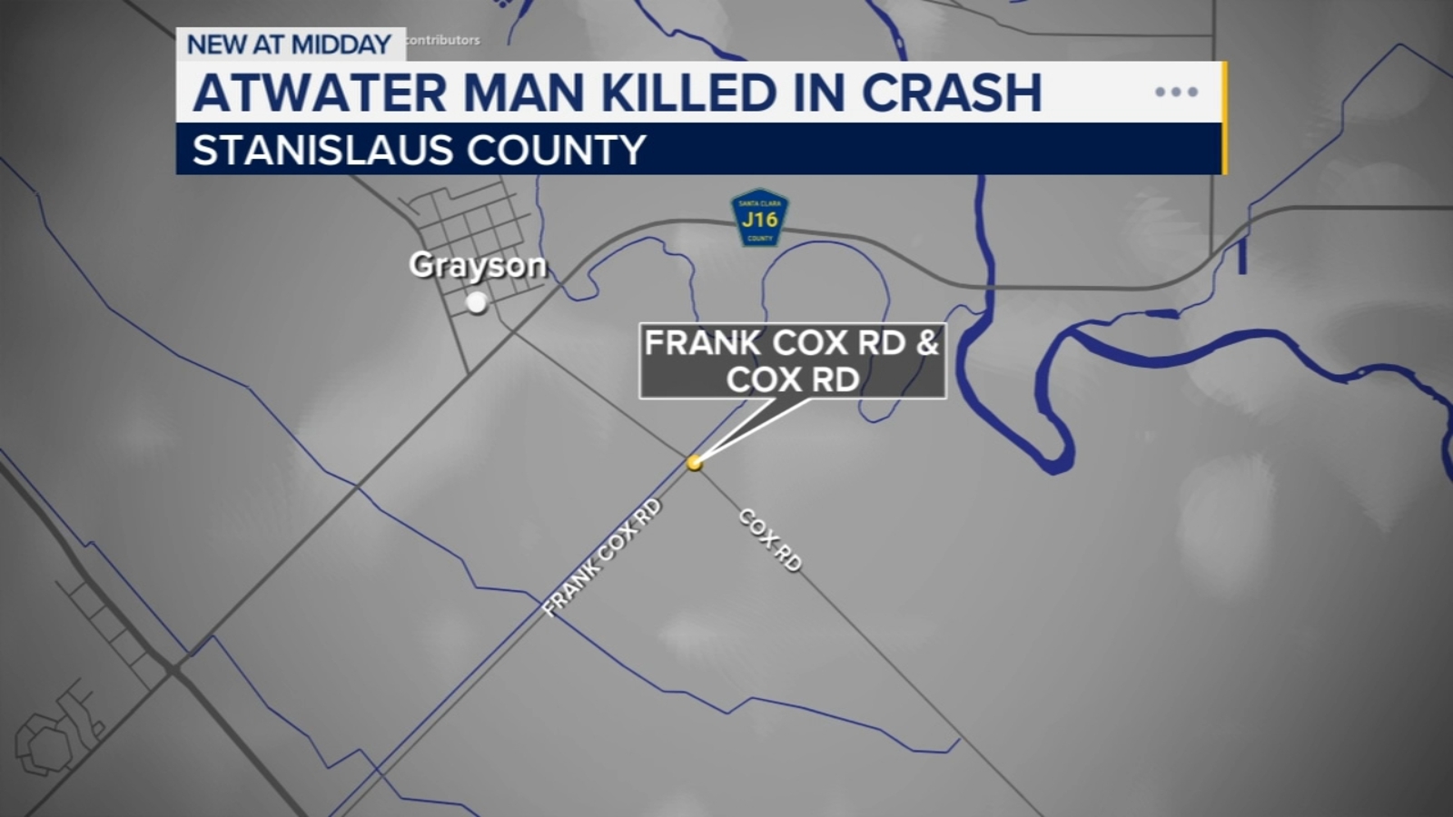 Atwater man killed in crash in Stanislaus County, CHP says