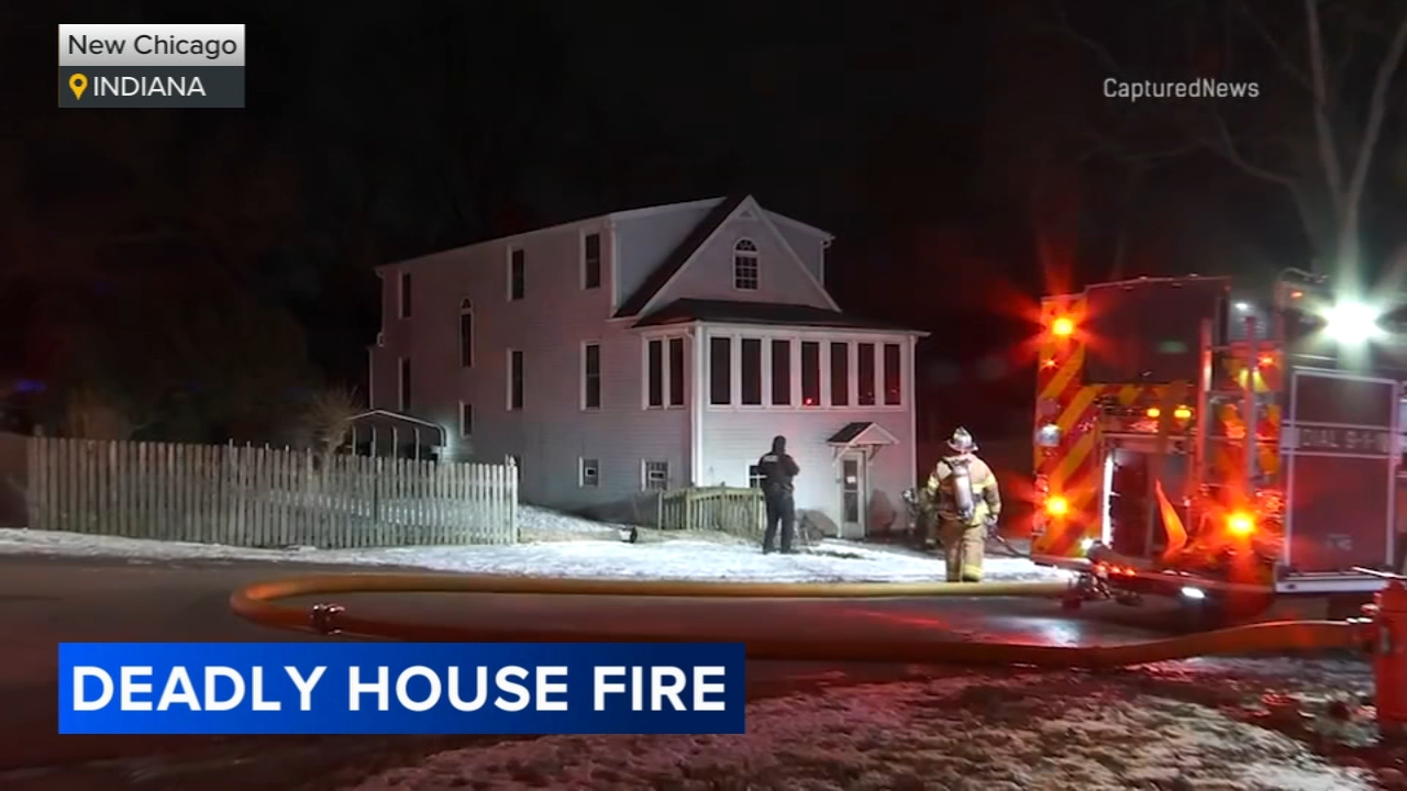 Woman killed in house fire in New Chicago, Indiana, officials say
