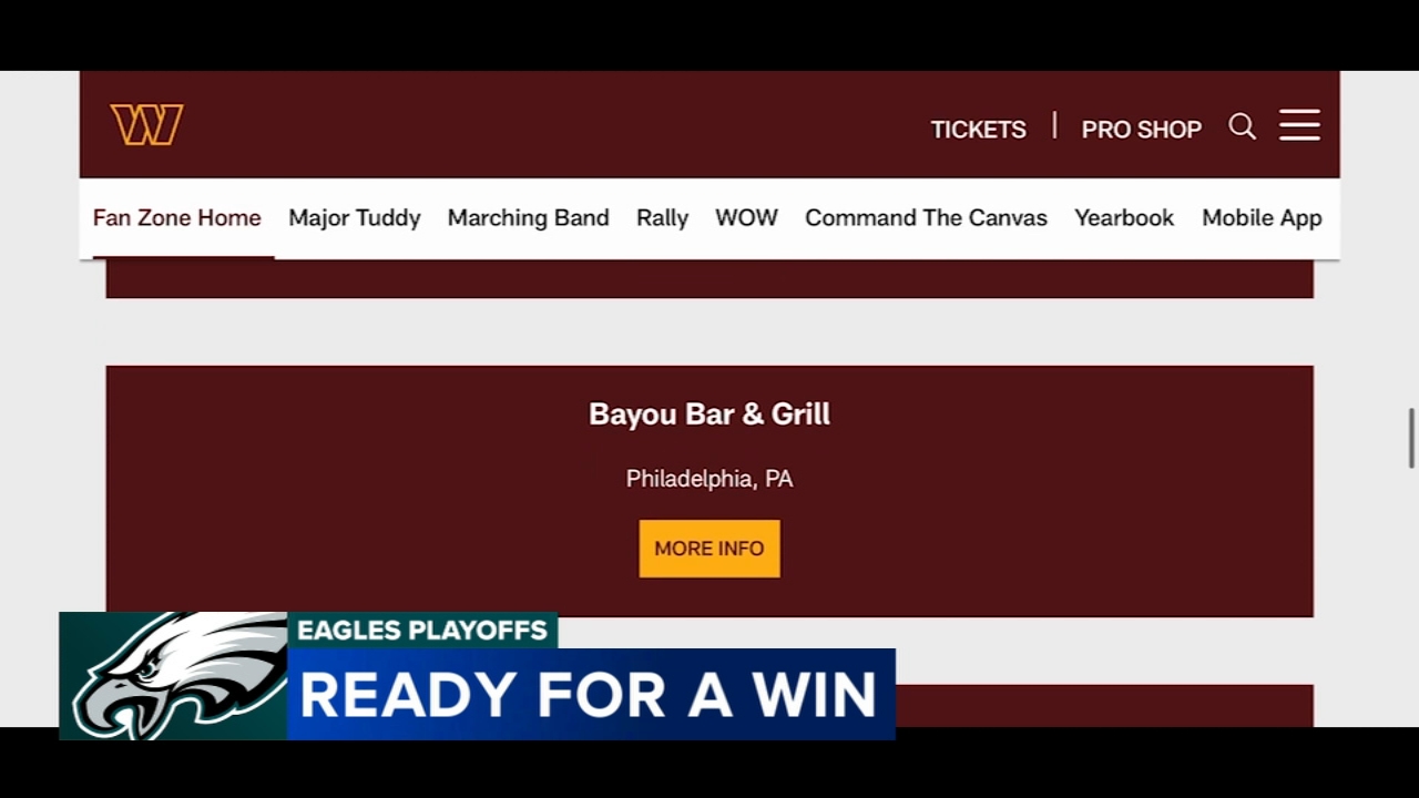 Manayunk bar owner fired up after being labeled Commanders friendly