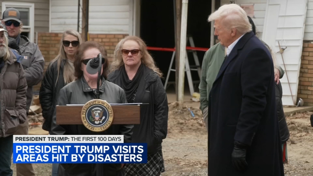 Trump proposes 'getting rid of FEMA' as he visits North Carolina and California