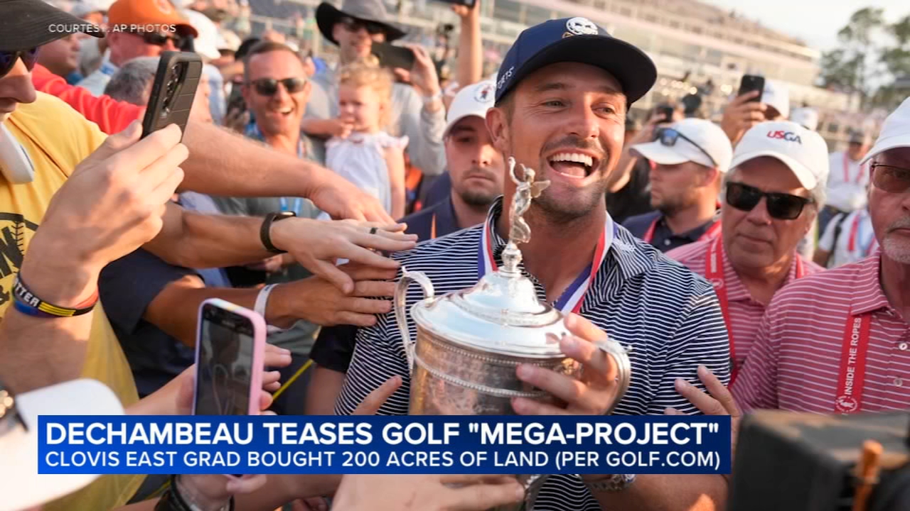 DeChambeau working on a mega project in the Valley