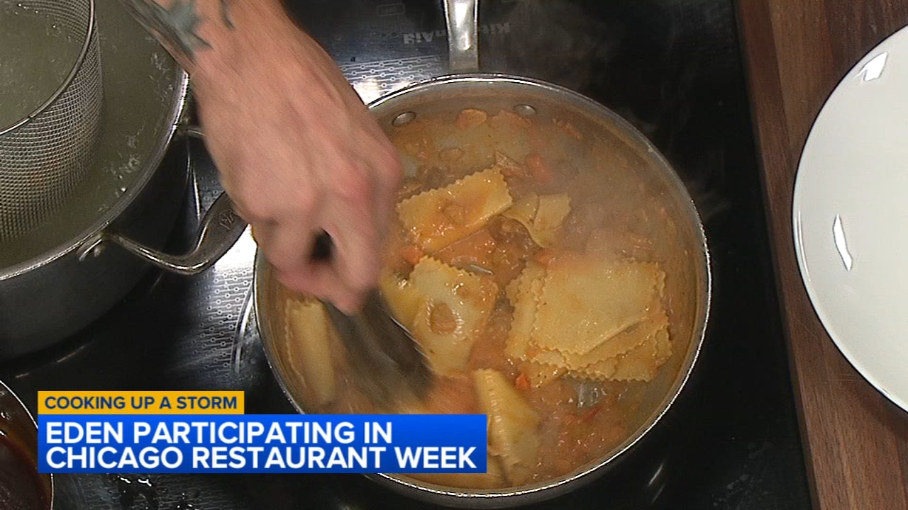 Eden shares 'four star mushroom stracci' on Cooking up a Storm
