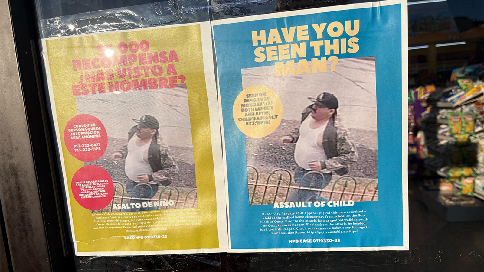 Community joins in search, passes out flyers to find suspect accused of groping child in N. Houston