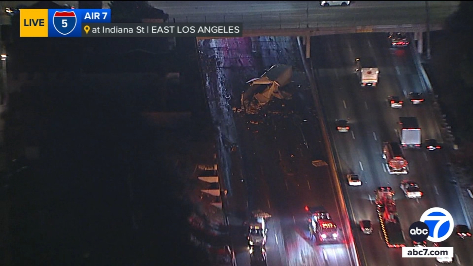 5 Freeway closed: Southbound lanes shut down in East Los Angeles due to ...