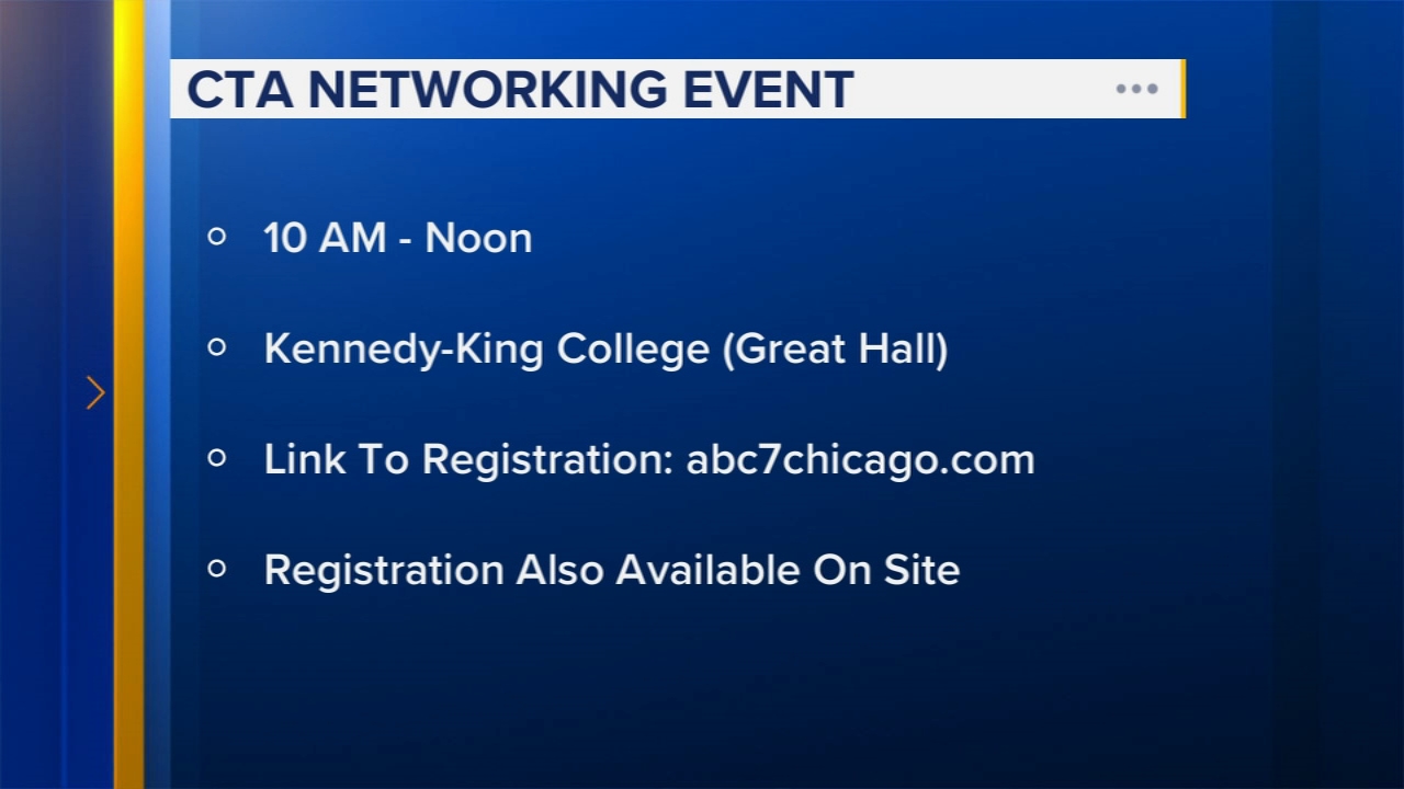 CTA holding construction job networking event