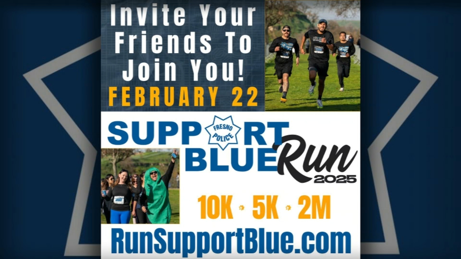 Support The Blue Run Fresno