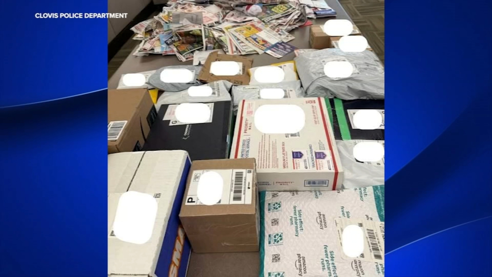 Chase leads to discovery of stolen mail in Clovis, police say
