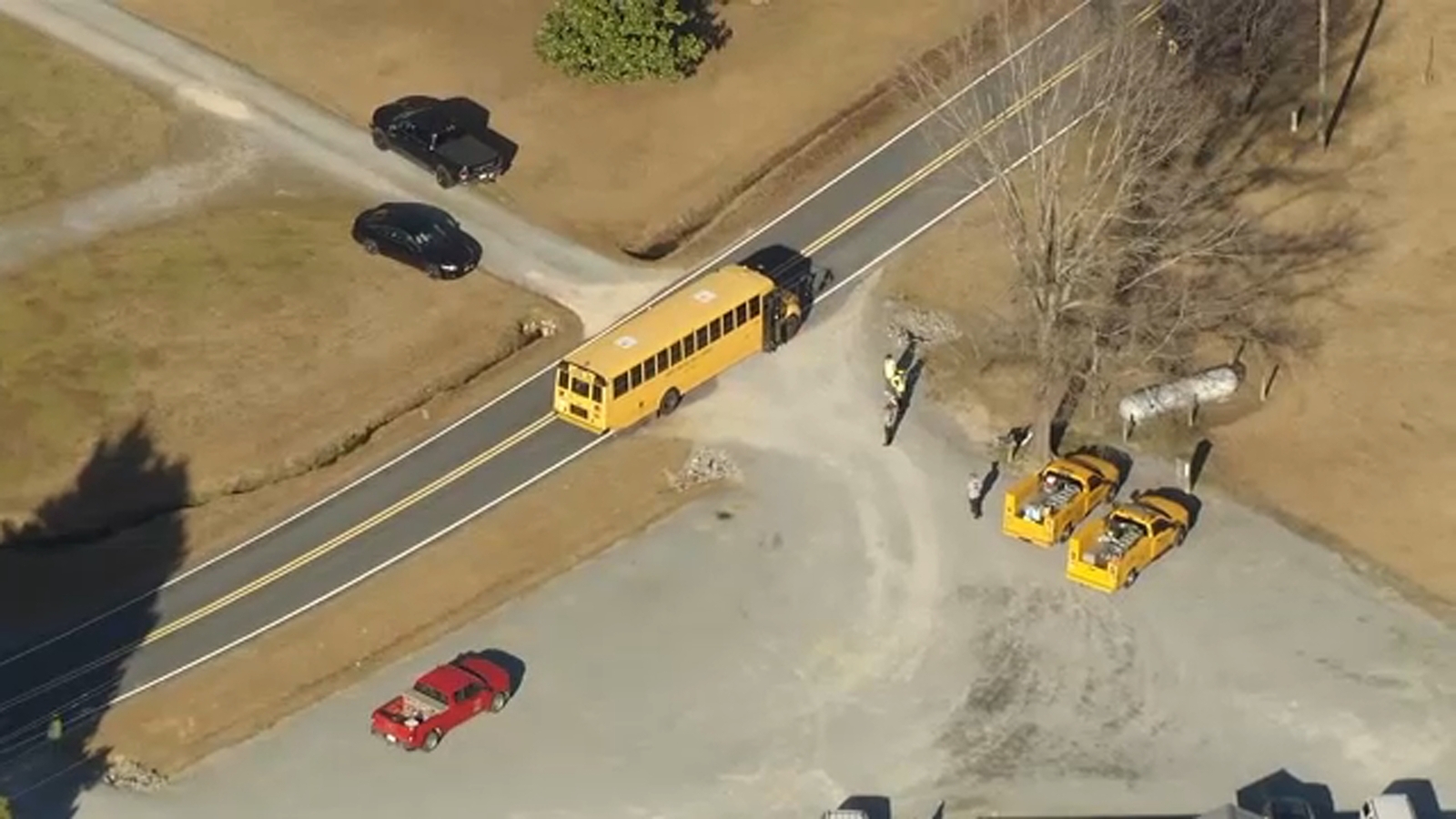 Vehicle crashes into bus carrying Harnett Central High School students ...