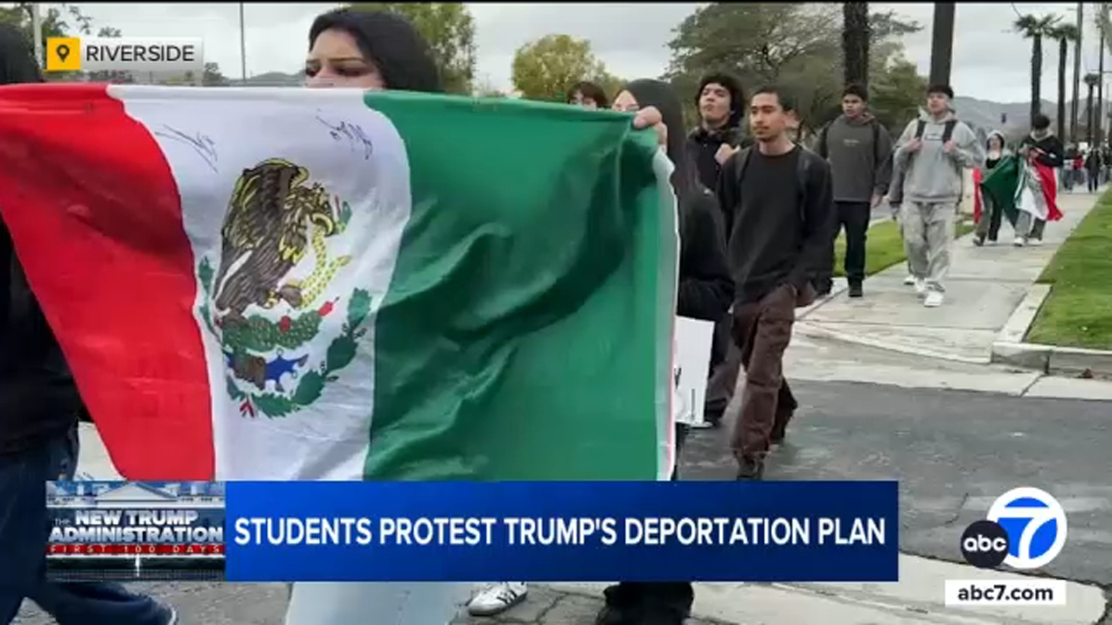 More than 100 students from La Sierra High School in Riverside walk out ...