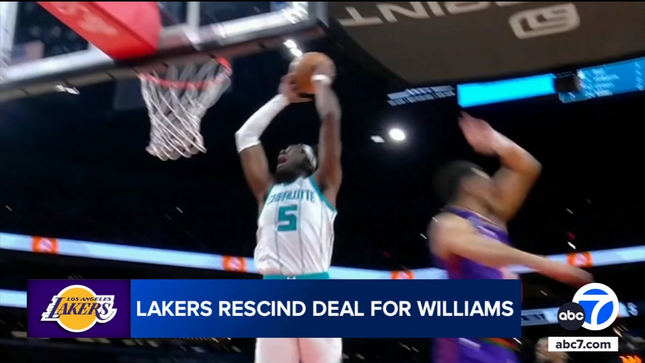 Lakers' trade for Hornets center Mark Williams rescinded